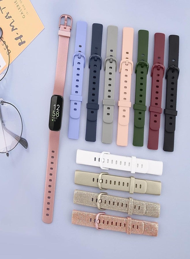 عبوة من 3 أساور سيليكون بديلة لساعة Fitbit Inspire 3، مناسبة للرجال والنساء، أساور رياضية ناعمة قابلة للتعديل ومقاومة للماء، متوافقة مع جهاز تتبع اللياقة البدنية Fitbit Inspire 3 (غير متوافقة مع Inspire HR/Inspire1). - Image 3